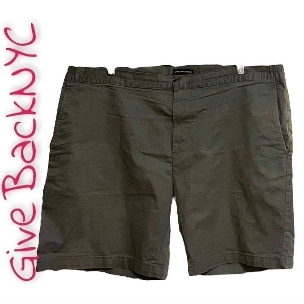 Saks Fifth Avenue Dark Green Shorts Size XL